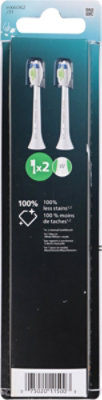 Philips Sonicare W Diamondclean - Genuine Replacement Electric Toothbrush Heads, White, 2 Pack, Hx60 - 2 ct - Image 3