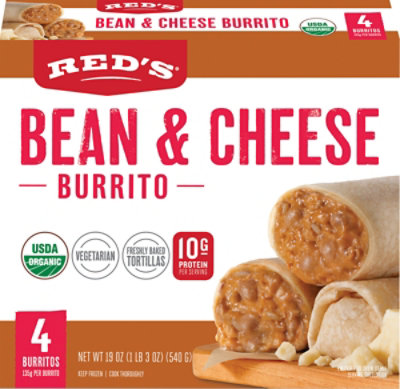 Reds Burritos Bean And Cheese 4 Pk 19 Oz - 19 oz - Image 3