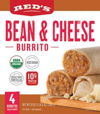 Reds Burritos Bean And Cheese 4 Pk 19 Oz - 19 oz - Image 6