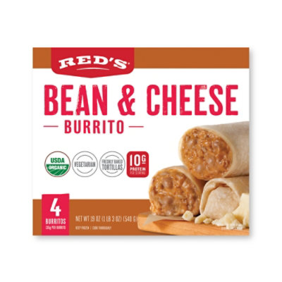 Reds Burritos Bean And Cheese 4 Pk 19 Oz - 19 oz - Image 2