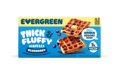 Evergreen Waffles Fluffy Blueberry - 9 oz - Image 2