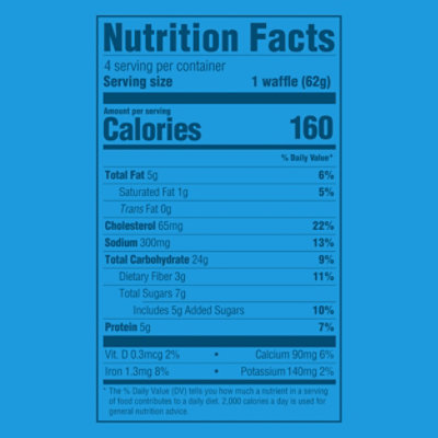 Evergreen Waffles Fluffy Blueberry - 9 oz - Image 3