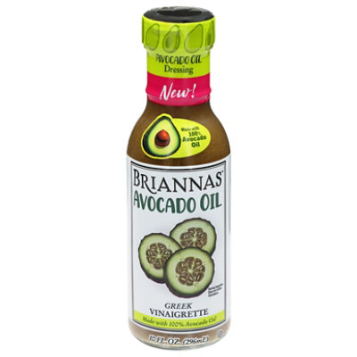 Briannas Dressing Vinaigrette Avocado Oil Greek - 10 fl oz - Image 2