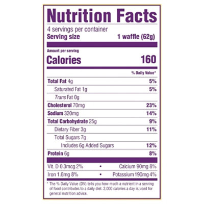 Evergreen Waffles Fluffy Chocolate Chip - 9 oz - Image 3