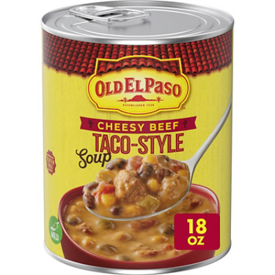 Old El Paso Cheesy Beef Taco Style Soup - 18 oz - Image 1