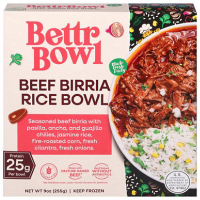 Bettr Bowl Rice Bowl Beef Birria 9 Oz - 9 oz - Image 1