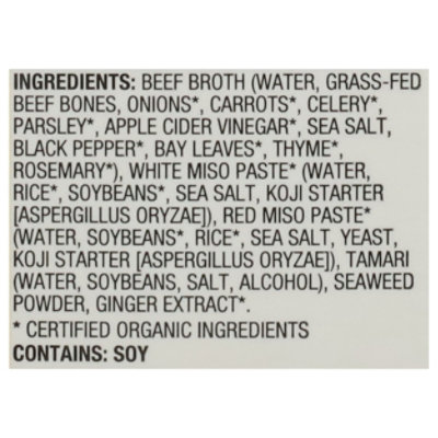 Kettle And Fire Bone Broth Beef Miso Ginger - 16.9 oz - Image 4