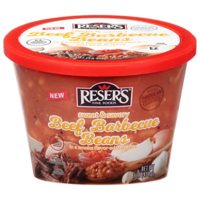 Resers Sweet & Savory Barbecue Beef Beans - 16 OZ - Image 1