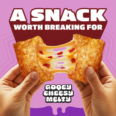 Hot Pockets Snack Breaks Cheesy Stuffed Pretzel  Sandwich 16 Oz , 4 Count - 16 OZ - Image 2
