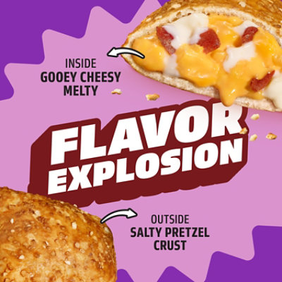 Hot Pockets Snack Breaks Cheesy Stuffed Pretzel  Sandwich 16 Oz , 4 Count - 16 OZ - Image 3