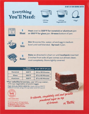 Betty Crocker Delights Supreme Original Brownie Mix - 15 oz - Image 6