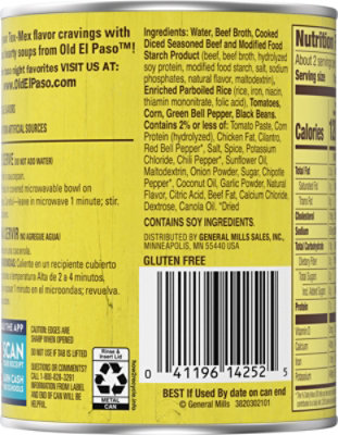 Old El Paso Chipotle Steak Burrito Style Soup - 18.5 oz - Image 6