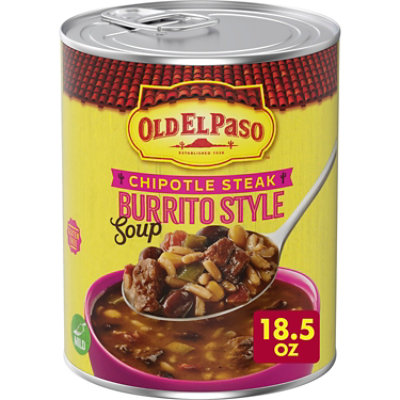 Old El Paso Chipotle Steak Burrito Style Soup - 18.5 oz - Image 1
