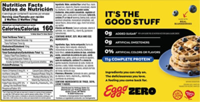 Kellogg's Eggo Waffles Blueberry Zero 9.8oz - 9.8 oz - Image 5