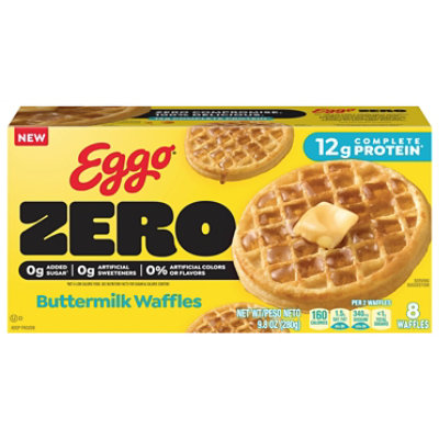 Kellogg's Eggo Waffles Buttermilk Zero 9.8oz - 9.8 oz - Image 2