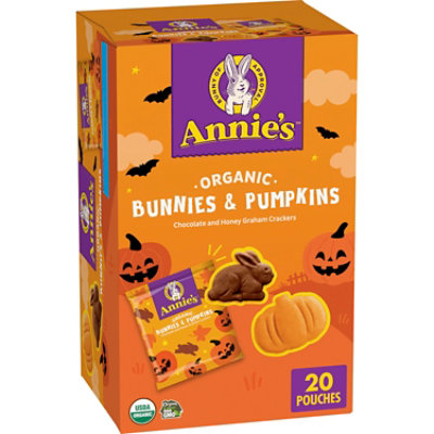 Annie's Organic Chocolate And Honey Bunnies And Pumpkins Grahams 20 Count - 20 oz - Image 2