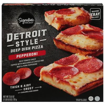 S Sel Detroit Style Pepperoni Pizza - 26.6 oz - Image 2