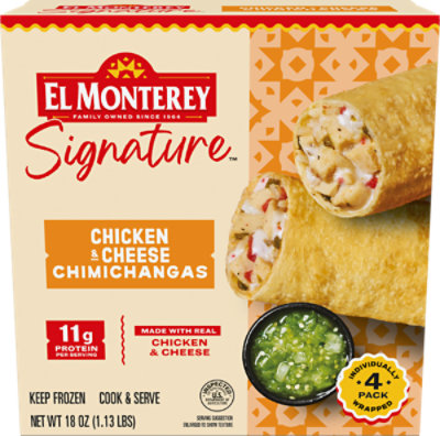 Chimichanga, Signature, Chicken And Cheese, 5/4/4.50 Oz - 18 oz - Image 2