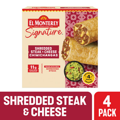 Chimichanga, Signature, Shredded Steak And Cheese, 5/4/4.50 Oz - 18 oz - Image 1