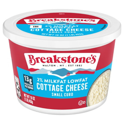 Breakstone's Small Curd 2% Milkfat Lowfat Cottage Cheese 16 Oz Tub - 16 oz - Image 2