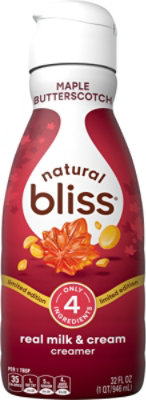 Natural Bliss Maple Butterscotch Liquid Creamer Bottle - 32 Oz - Image 5