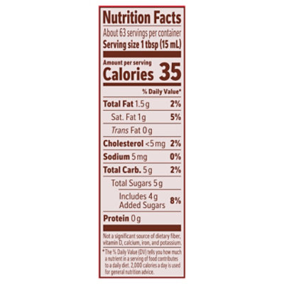 Natural Bliss Maple Butterscotch Liquid Creamer Bottle - 32 Oz - Image 3