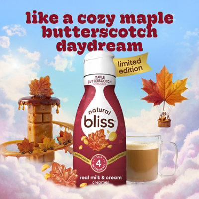 Natural Bliss Maple Butterscotch Liquid Creamer Bottle - 32 Oz - Image 3