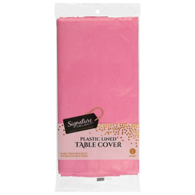 S Sel Candy Pink Tablecover - ea - Image 1