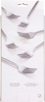 S Sel Silver Metallic Forks - 24 ct - Image 3
