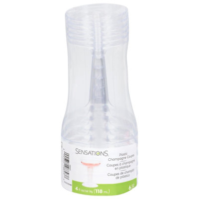 S Sel Clear Champ Coupe 4 Oz - 6 ct - Image 2