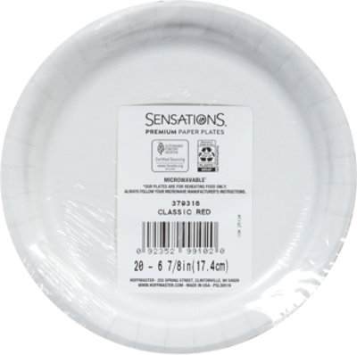 S Sel Red Lunch Plates - 20 ct - Image 3