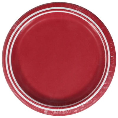 S Sel Red Lunch Plates - 20 ct - Image 1