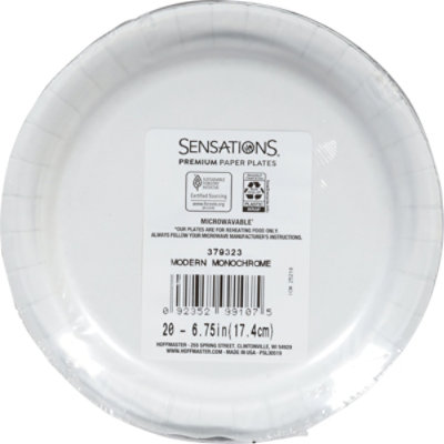 S Sel Monochrome Lunch Plates - 20 ct - Image 3