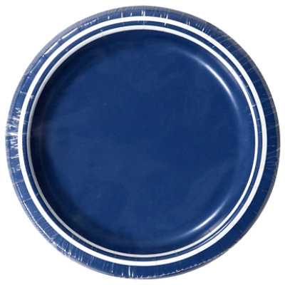 S Sel Navy Blue Lunch Plates - 20 ct - Image 1
