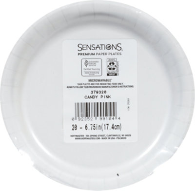 S Sel Candy Pink Lunch Plates - 20 ct - Image 3