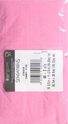 S Sel Candy Pink Dinner Naps - 40 ct - Image 3