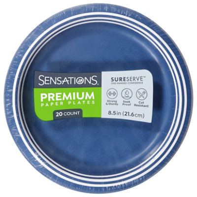S Sel Navy Blue Dinner Plates - 20 ct - Image 2