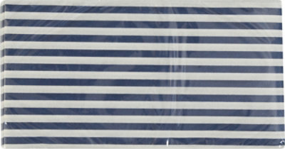 S Sel Navy Stripe Dinner Naps - 24 ct - Image 3