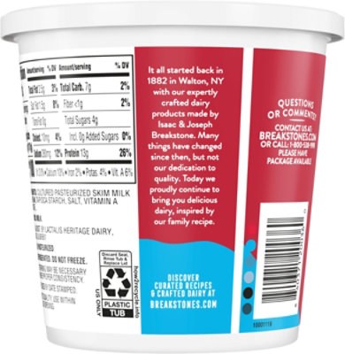 Breakstone's Small Curd 2% Milkfat Min Cottage Cheese 24 Oz Tub - 24 oz - Image 5