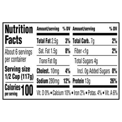 Breakstone's Small Curd 2% Milkfat Min Cottage Cheese 24 Oz Tub - 24 oz - Image 3