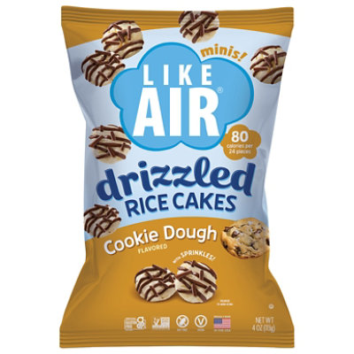 Like Air Drizzled Rice Cakes Cookie Dough 4oz - 4 oz - Image 1