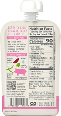 Serenity Kids Free Range Pork With Organic Green Beans And Sweet Potato Baby Food - 3.5 oz - Image 7