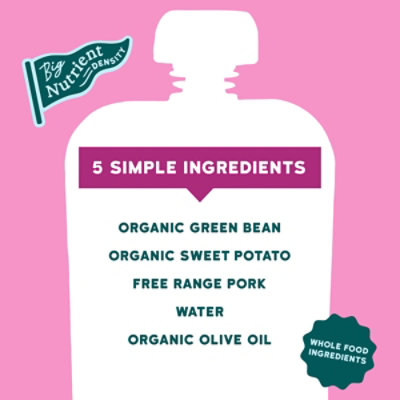 Serenity Kids Free Range Pork With Organic Green Beans And Sweet Potato Baby Food - 3.5 oz - Image 5