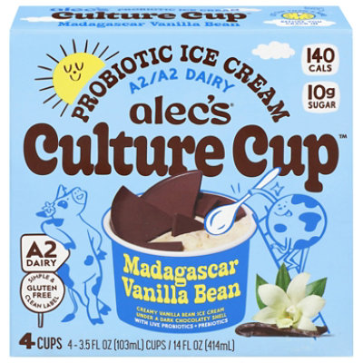 Alecs Culture Cup Madagascar Vanilla Bean 4-3.5fz - 4-3.5 fl oz - Image 1