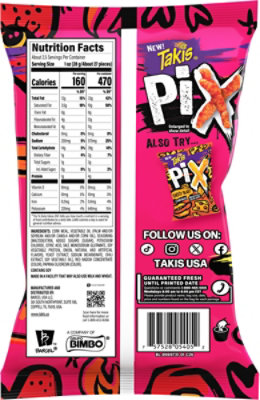 Takis Fuego Pix 2.875 Oz Snack Size Bag, Hot Chili Pepper & Lime Flavored Spicy Snack - 2.87 oz - Image 5