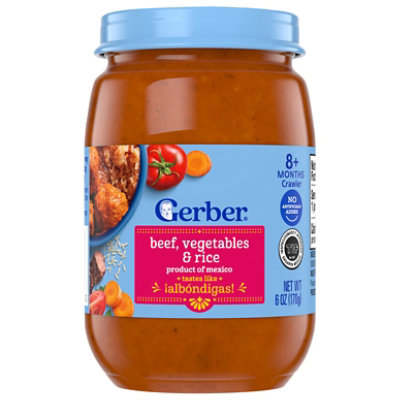 Crawler (8+ Months) Beef, Vegetables & Rice - 6 oz - Image 2