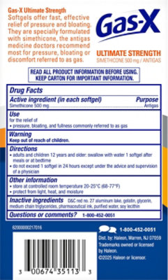 Ultimate Strength Softgels 500 Mg Antigas - 20.0 ct - Image 4