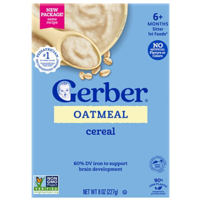 Sitter 1st Food (6+ Months) Oatmeal Cereal 8oz - 8 oz - Image 1