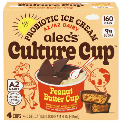 Alecs Culture Cup Peanut Butter Cup 4-3.5fz - 4-3.5 fl oz - Image 1
