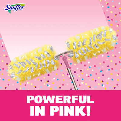 Swiffer Duster Dusting Kit Limited Edition, Pink Lemonade - Includes 1 Handle, 8 Duster Refills - 1 EA - Image 5